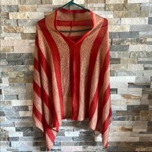COPY - dylan Striped Red and Tan Women's Sweater